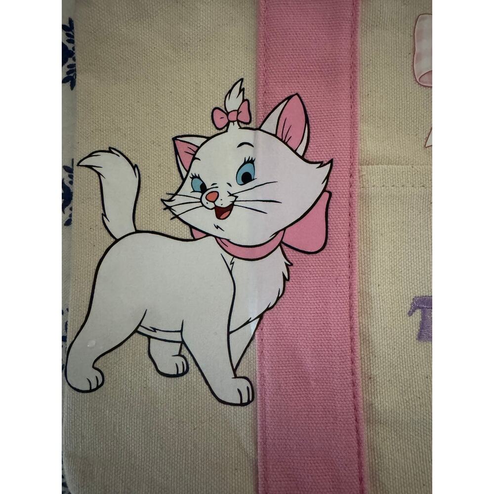 Disney Double Marie Pink Custom Made Trader Joes Mini Tote - Picture 7 of 16